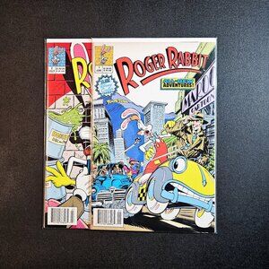 Roger Rabbit #1 & #2 (1990) - 2 Book Lot